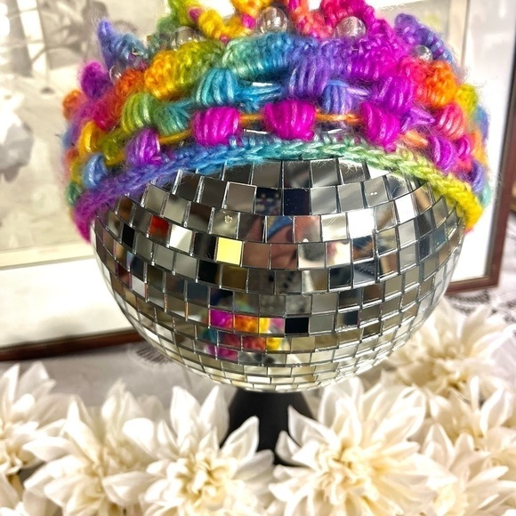 𝅺CROWN EAR WARMER AND FINGERLESS GLOVES SET - Picture 6 of 11